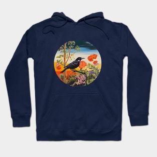 Blackbird Backyard Birds Birders Birdwatchers Hoodie